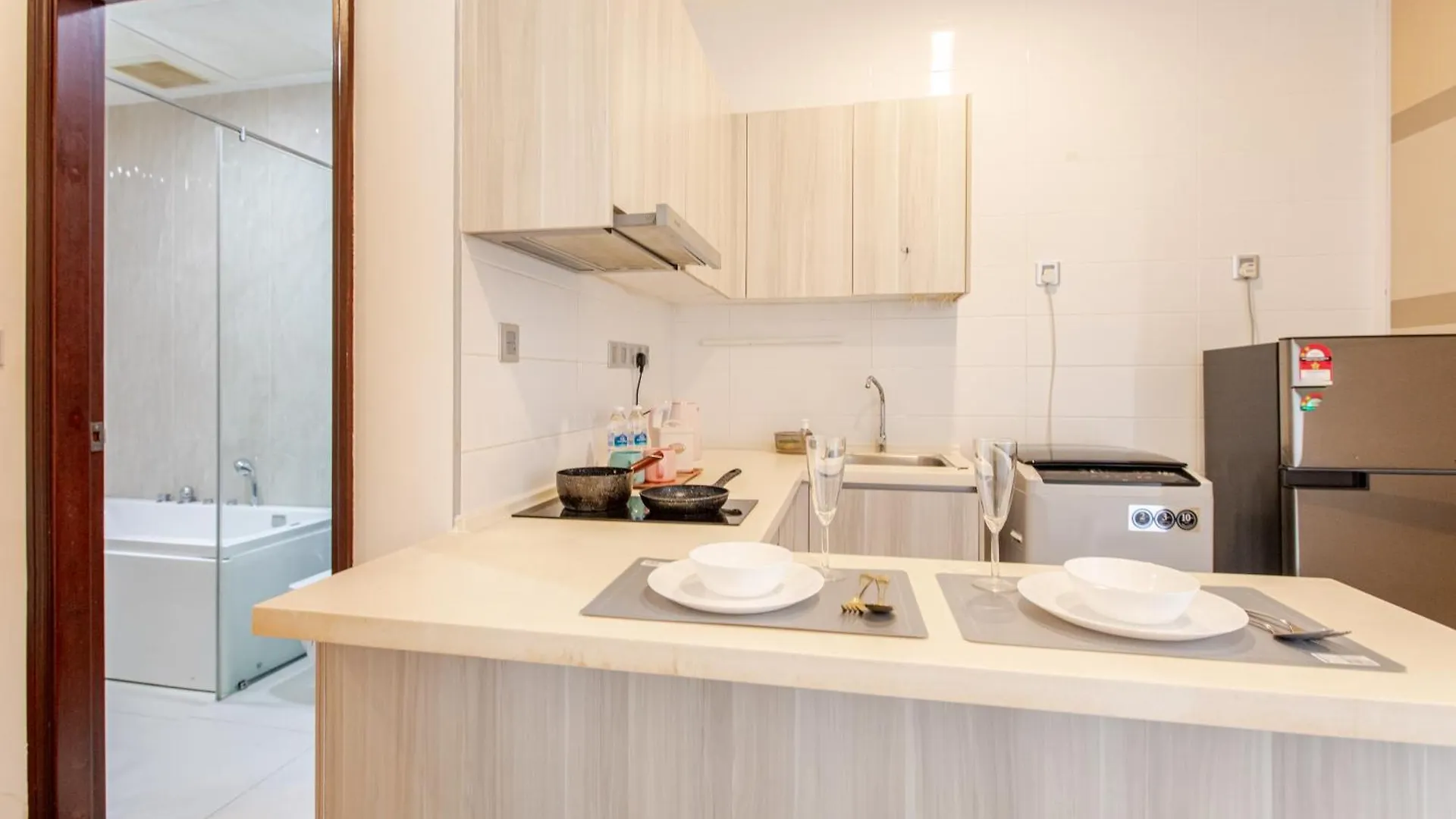 公寓 Paragon Suites Studios With Private Jacuzzi Near Ciq Rts 新山 马来西亚